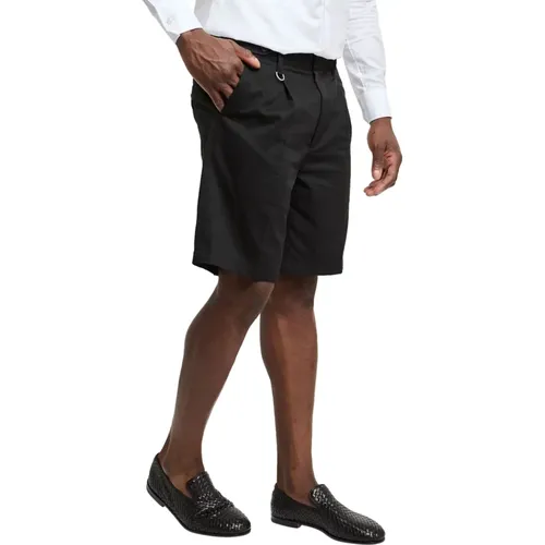 Schwarze Casual Shorts, Verbessern Sie Ihren Look , Herren, Größe: XL - Paolo Pecora - Modalova