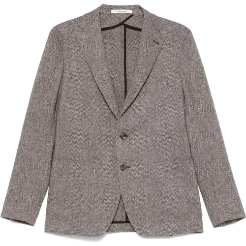 Wool jacket , male, Sizes: L, 2XL, XL - Tagliatore - Modalova