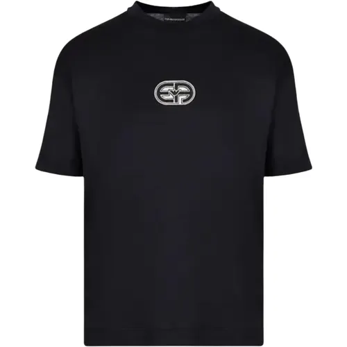 Herren Recreate Logo T-Shirt - Emporio Armani - Modalova