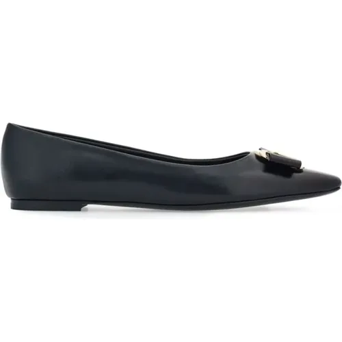 Schwarze Ballerinas für Frauen - Salvatore Ferragamo - Modalova