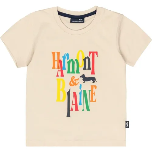 Multicolor Logo Print Jersey T-shirt - Harmont & Blaine - Modalova