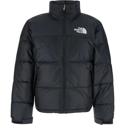 Retro Nuptse Schwarze Mäntel,1996 Retro Nuptse Jacke - The North Face - Modalova