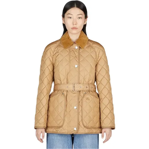 Quilted Shell Jacket , female, Sizes: L, M, XS - Burberry - Modalova