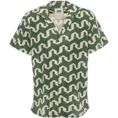 Short Sleeve Shirts , male, Sizes: 2XL, M, S, L, XL - OAS - Modalova