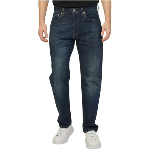 Levi's, Slim Fit Tapered Leg Blaue Jeans , Herren, Größe: W36 - Levis - Modalova