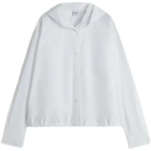 Cotton Poplin Shirt with Hood , female, Sizes: S - Aspesi - Modalova