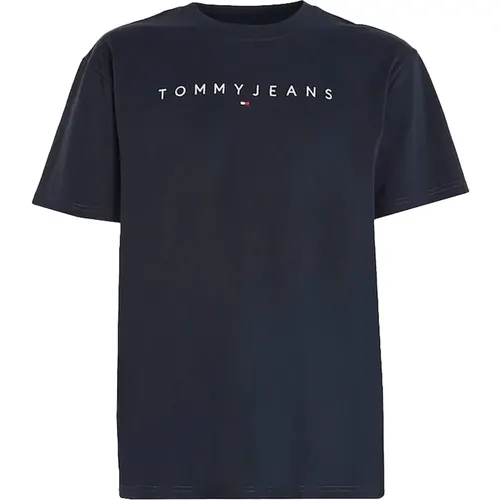 T-Shirt Tjm Reg Lineares Logo - Tommy Jeans - Modalova
