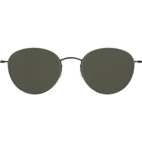 Minimalist Titanium Sunglasses , unisex, Sizes: ONE SIZE - Lindberg - Modalova