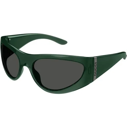 Grey Sunglasses Gg1575S 003 , male, Sizes: 63 MM - Gucci - Modalova