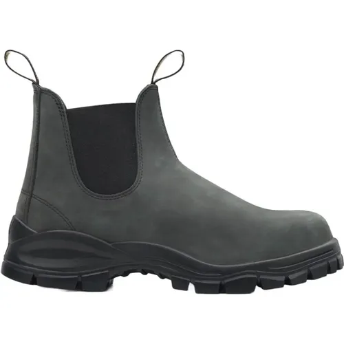Rustic Unisex Leather Boots , male, Sizes: 8 UK, 11 UK, 7 UK, 10 UK, 9 1/2 UK, 8 1/2 UK - Blundstone - Modalova