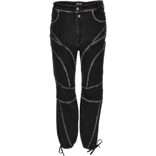 Stylische Hosen für Modebegeisterte , Damen, Größe: W25 - Versace Jeans Couture - Modalova