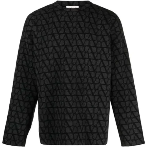 Iconographe Crewneck Sweater , male, Sizes: S, XL - Valentino - Modalova
