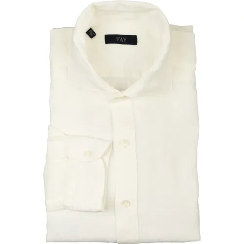 French Collar Shirt , male, Sizes: 2XL, XL, L, 3XL - Fay - Modalova