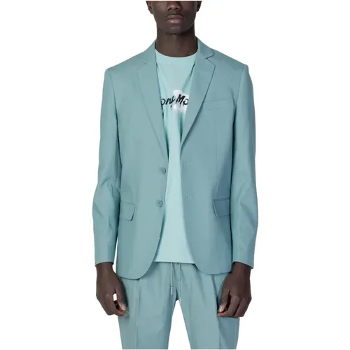 Buttoned Blazer with Lapel Collar , male, Sizes: M, XS, S, XL, 2XL - Antony Morato - Modalova