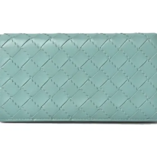 Pre-owned Leather wallets , female, Sizes: ONE SIZE - Bottega Veneta Vintage - Modalova