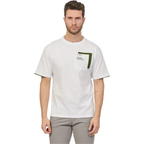 T-Shirts , male, Sizes: 2XL - K-way - Modalova