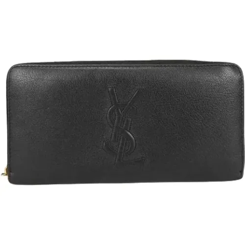 Pre-owned Leather wallets , female, Sizes: ONE SIZE - Yves Saint Laurent Vintage - Modalova