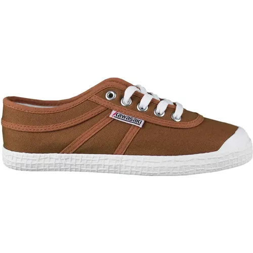 Originale Canvas Sneakers , Herren, Größe: 43 EU - Kawasaki - Modalova