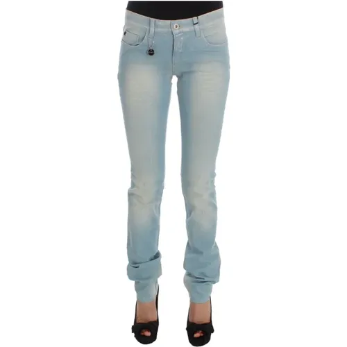 Schmale blaue Jeans mit italienischem Stil - Costume National - Modalova