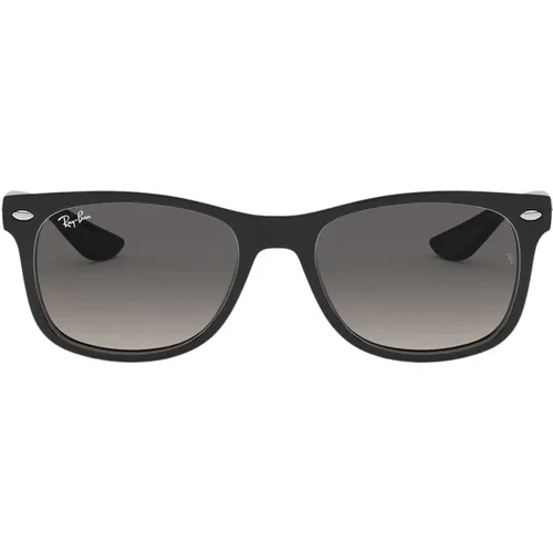 Junior Wayfarer Sonnenbrille - Schwarz/Grauer Farbton,Sunglasses,Trendige Junior Sonnenbrille,Junior Verspiegelte Sonnenbrille -EW Wayfarer RJ 9052S - Ray-Ban - Modalova