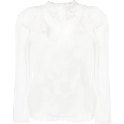 Long sleeve blouse with top , female, Sizes: XS - Twinset - Modalova