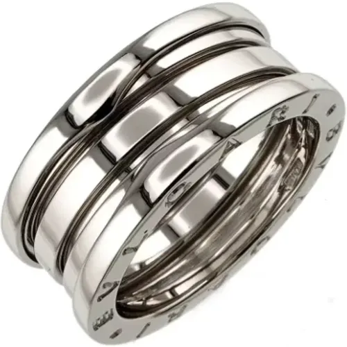 Pre-owned White Gold rings , female, Sizes: ONE SIZE - Bvlgari Vintage - Modalova