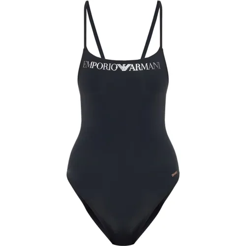 ‘Sustainable’ collection one-piece swimsuit , female, Sizes: S, L - Emporio Armani - Modalova