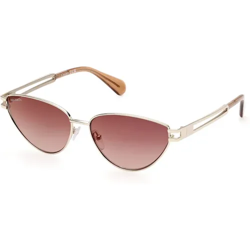 Metall Sonnenbrille für Frauen , unisex, Größe: ONE Size - Max & Co - Modalova