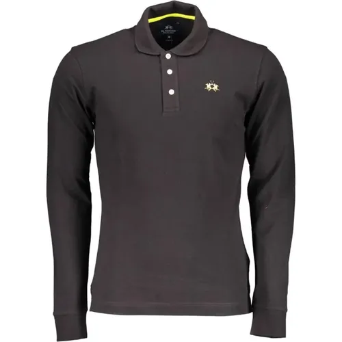 Besticktes Poloshirt mit Kontrastdetails , Herren, Größe: 2XL - LA MARTINA - Modalova