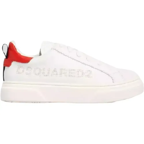 Weiße klassische Schnürschuhe - Dsquared2 - Modalova