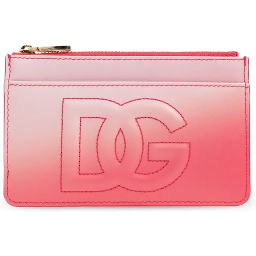 Leather wallet , female, Sizes: ONE SIZE - Dolce & Gabbana - Modalova