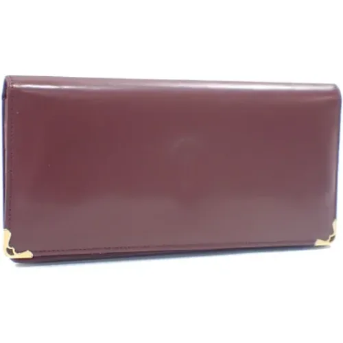 Pre-owned Leather wallets , female, Sizes: ONE SIZE - Cartier Vintage - Modalova