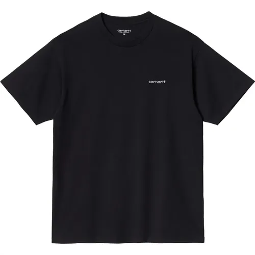 Script Embroidery T-Shirt , Herren, Größe: XL - Carhartt WIP - Modalova