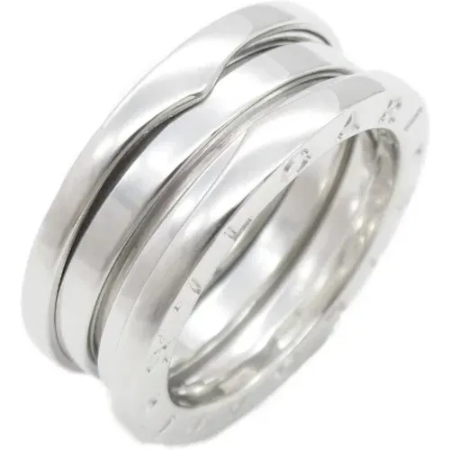 Pre-owned White Gold rings , female, Sizes: ONE SIZE - Bvlgari Vintage - Modalova