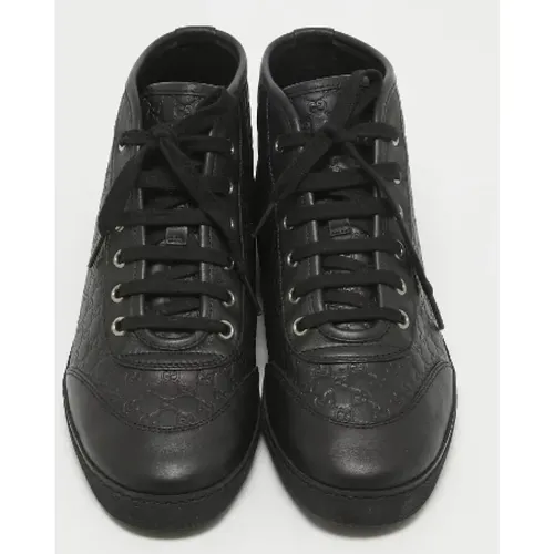 Pre-owned Leder sneakers - Gucci Vintage - Modalova