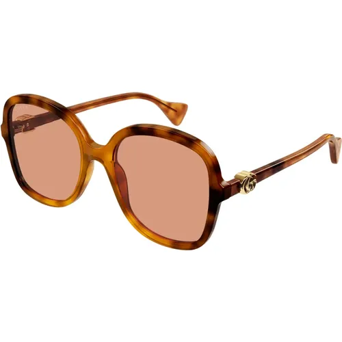 Stylische Sonnenbrille Gg1178S Farbe 004 , Damen, Größe: 56 MM - Gucci - Modalova