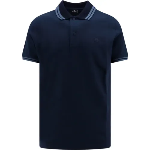 Polo Shirt mit Pegaso-Stickerei , Herren, Größe: 3XL - ETRO - Modalova