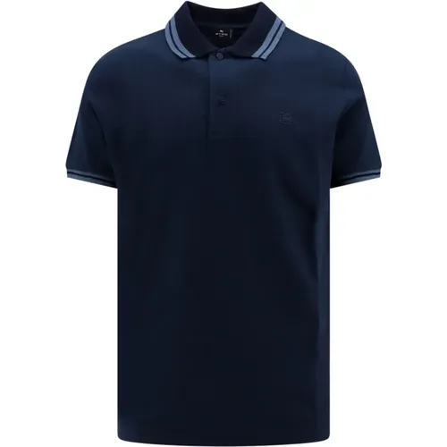 Polo Shirt mit Pegaso-Stickerei , Herren, Größe: XL - ETRO - Modalova
