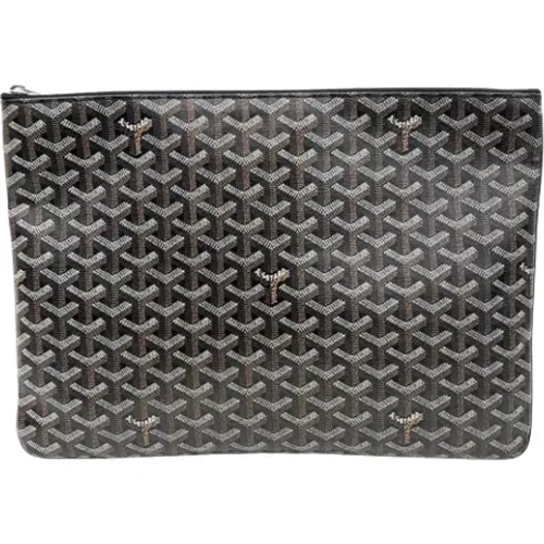 Pre-owned Beschichtetes Canvas clutches - Goyard Vintage - Modalova