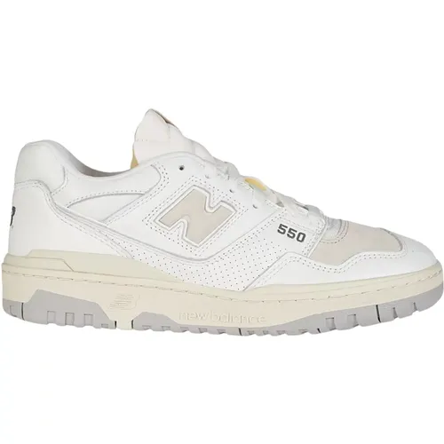 Klassische Crema White Sneakers , Herren, Größe: 41 1/2 EU - New Balance - Modalova