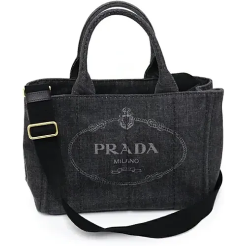 Pre-owned Denim prada-bags , female, Sizes: ONE SIZE - Prada Vintage - Modalova