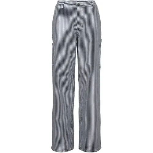 Smart Loose-Fit Cargo-Inspired Striped Pants , female, Sizes: L, M, S, XL, XS - Sofie Schnoor - Modalova