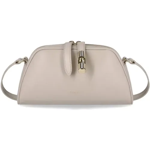 Vanilla Mini Crossbody Tasche mit Glanz-Finish , Damen, Größe: ONE Size - Furla - Modalova