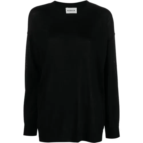 Wool-Silk-Cashmere Sweater , female, Sizes: M, S - P.a.r.o.s.h. - Modalova