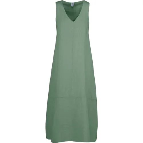 V-neck sleeveless maxi dress , female, Sizes: XL, M, S, L - BomBoogie - Modalova