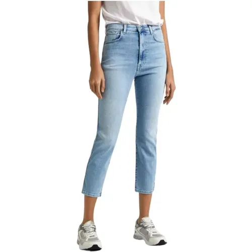 Moderne Slim Fit High Waist Jeans , Damen, Größe: W28 - Pepe Jeans - Modalova