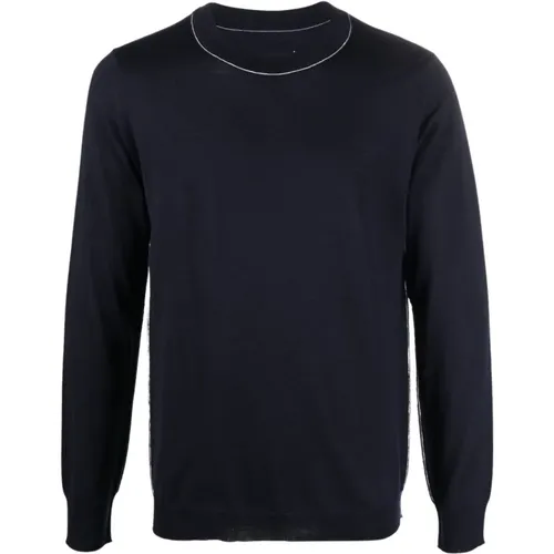 Four-Stitch Crewneck Sweater , male, Sizes: S - Maison Margiela - Modalova