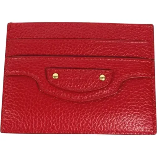 Pre-owned Leather wallets , female, Sizes: ONE SIZE - Balenciaga Vintage - Modalova