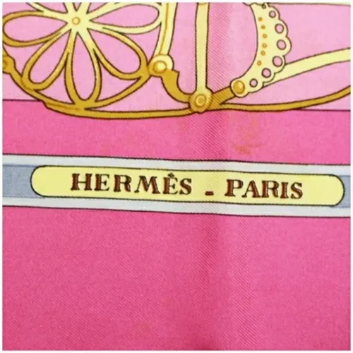 Pre-owned Silk scarves , female, Sizes: ONE SIZE - Hermès Vintage - Modalova