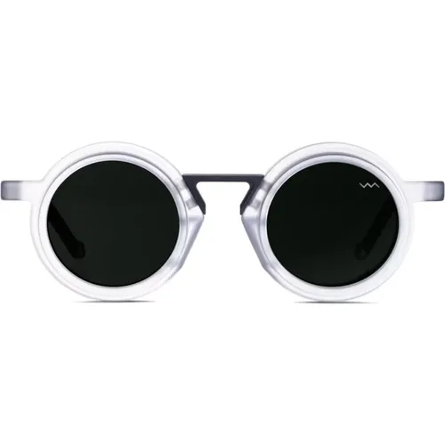 Round Sunglasses White Label , male, Sizes: 44 MM - Vava Eyewear - Modalova